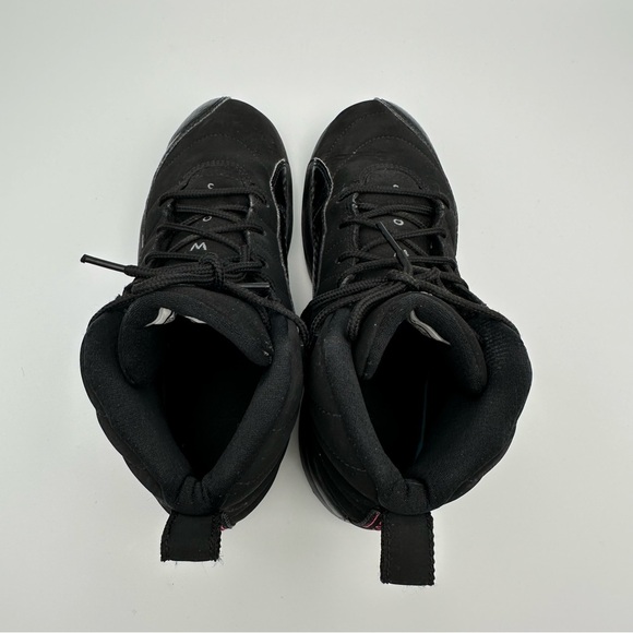 Nike Air Jordan 12 Retro Youth Size 3Y Black Suede Shoes Sneakers 510816-006 - Picture 7 of 10